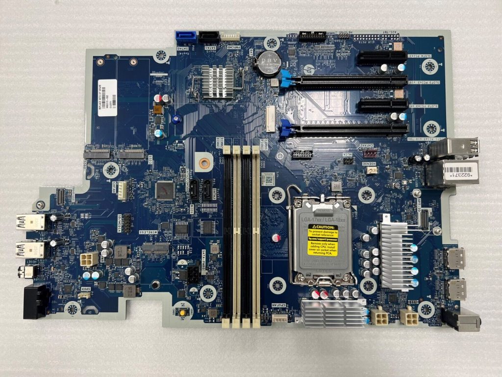 A photo of the HP Z2 G9 Workstation motherboard